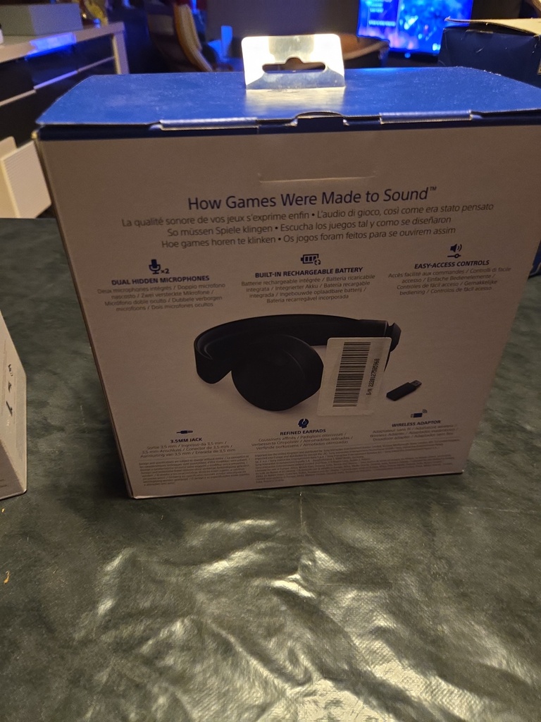 Casque pulse 3d noir 
