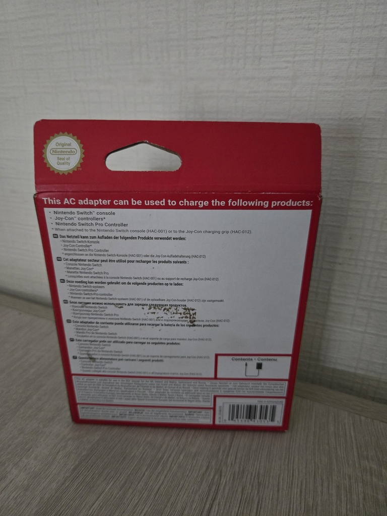 Chargeur Nintendo switch 
